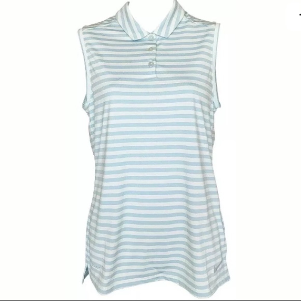Dri-Fit Sleeveless Stripe Golf Polo 884869 452